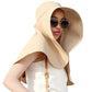 Sun Protection Wide Brim Outdoor Beach Neck Face Mask Cap