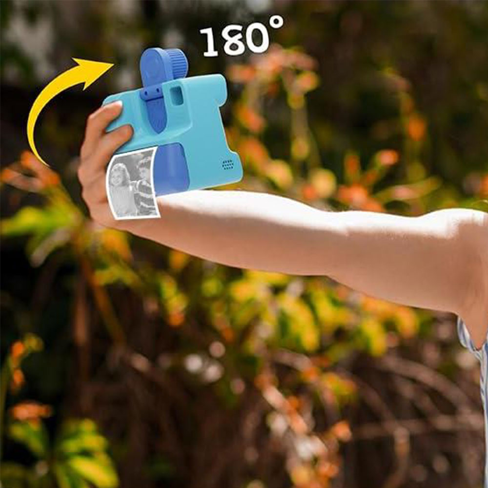 1080P Instant Print Camera Toy HD Selfie Digital Video Cameras with Print Papers and 32GB SD Card