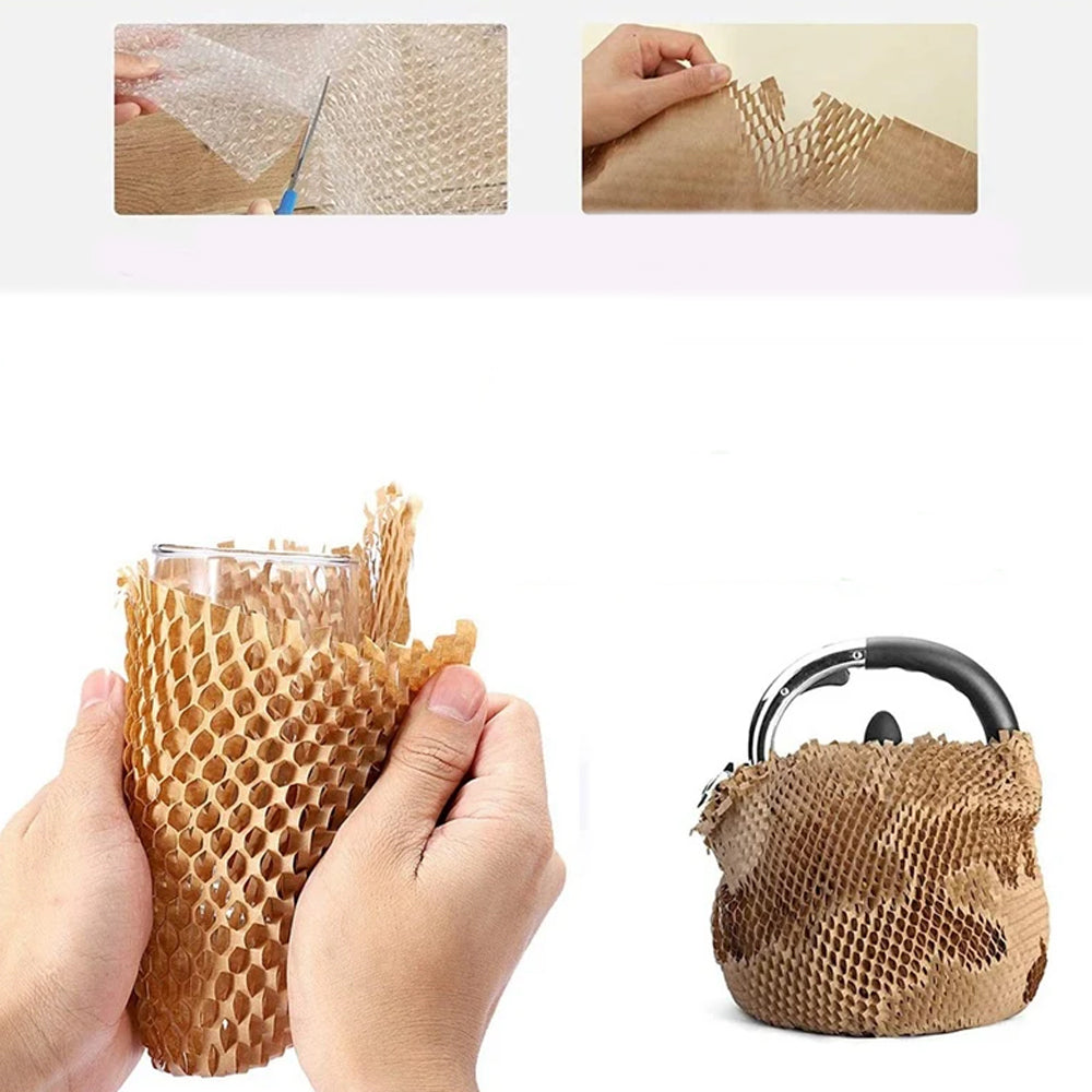 Honeycomb Anti-Collision Packing Paper