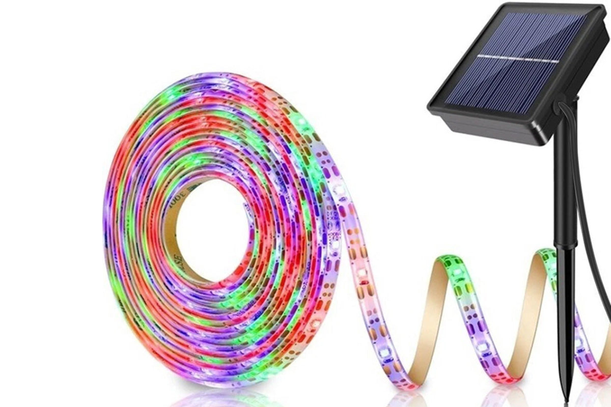 5 Meter Solar LED Strip Lights for Garden Steps Stairs Pool Porch Pergola Decor