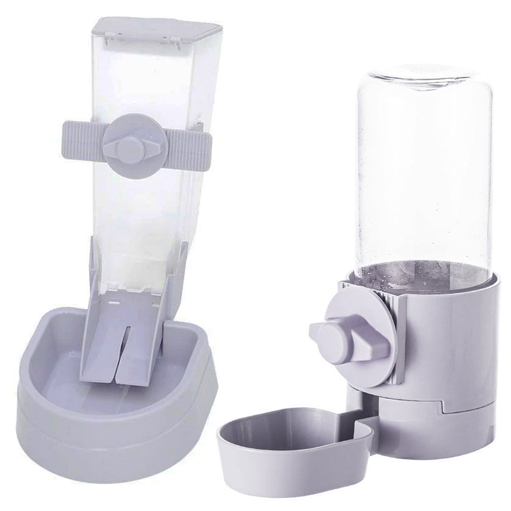 Automatic Pet Bowl Cage Hanging Feeder Pet Water Bottle