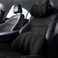 Set of Car Seat Memory Foam Lumbar Back Support and Neck Pillow