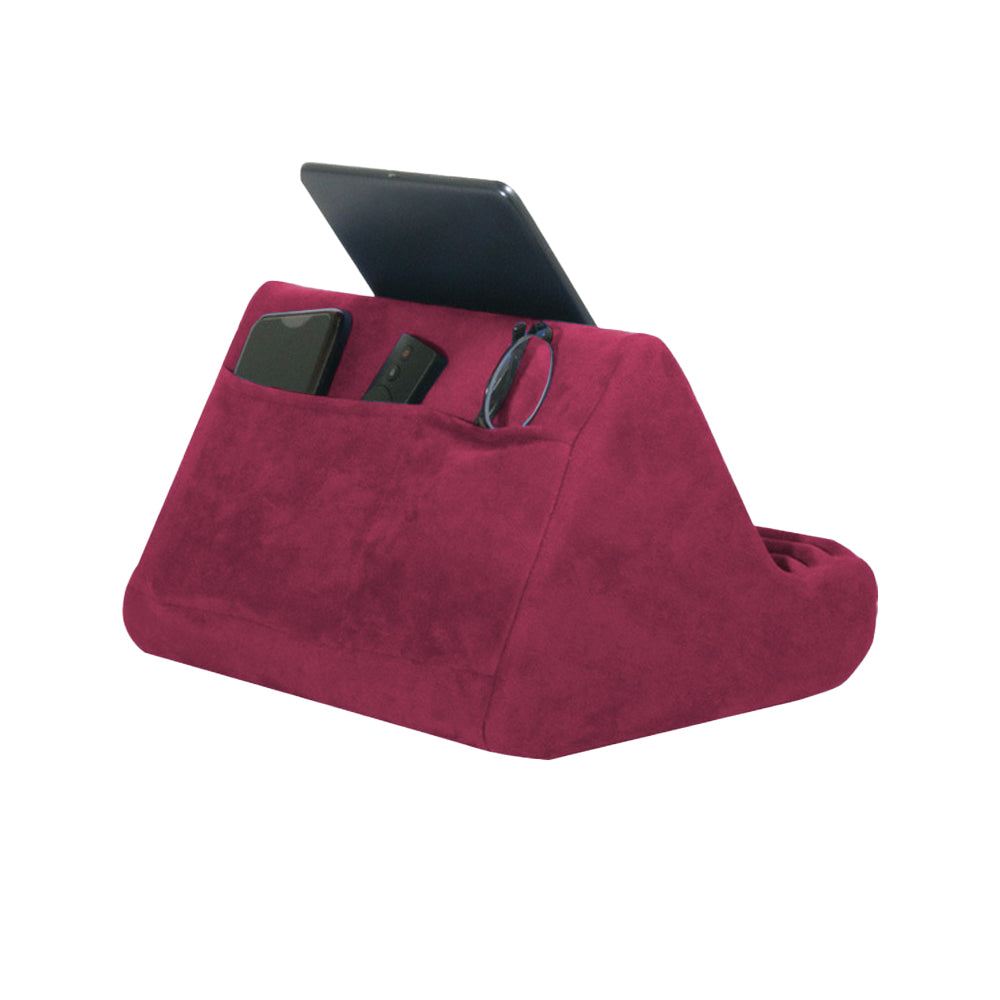 Multi-Angle Tablet Holder Compatible with iPads Lazy Holder Stand for Bed and Desk with 2 Pockets