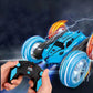 2.4 GHZ 4WD Double Sided RC Stunt Car 360 Degree Rotating Remote Control Crawler with Headlights