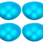 Solar Garden Lights Outdoor Glow Pebble Stone Shape Lamp Landscape Night Lights