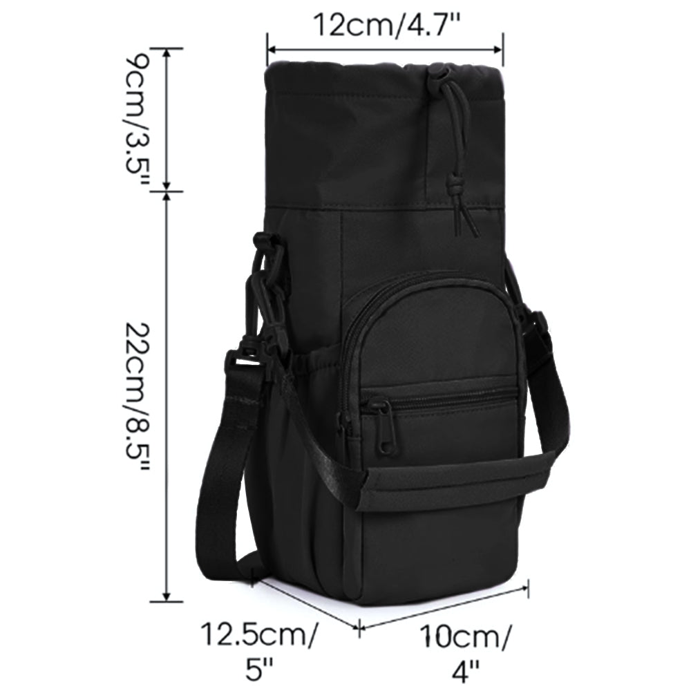 2Pcs Water Bottle Sleeve with Adjustable Strap for 40oz Tumbler Cup Water Bottle