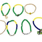 Colorful Soft Clay Football World Cup Bracelets Set for Aldults Soccer Fans