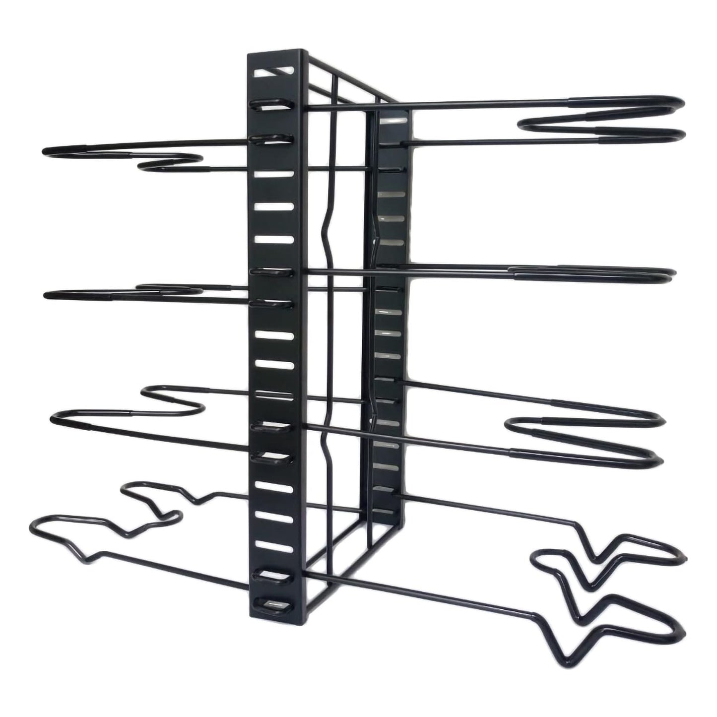 Adjustable 8 Tier Pan and Pot Lid Holder Rack