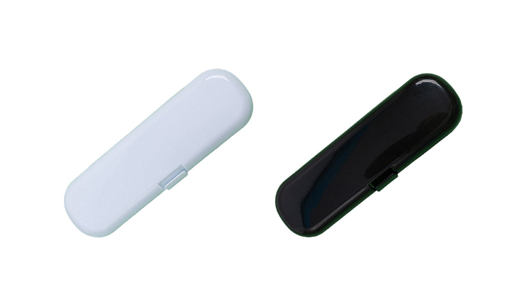 2Pcs Electric Toothbrush Case-Black, White