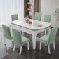 2Pcs Jacquard Chair Cover Universal Fitted Chair Cover Protector