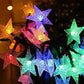Outdoor Solar String Flower Lights Fairy Lights for Garden and Christmas Decoration