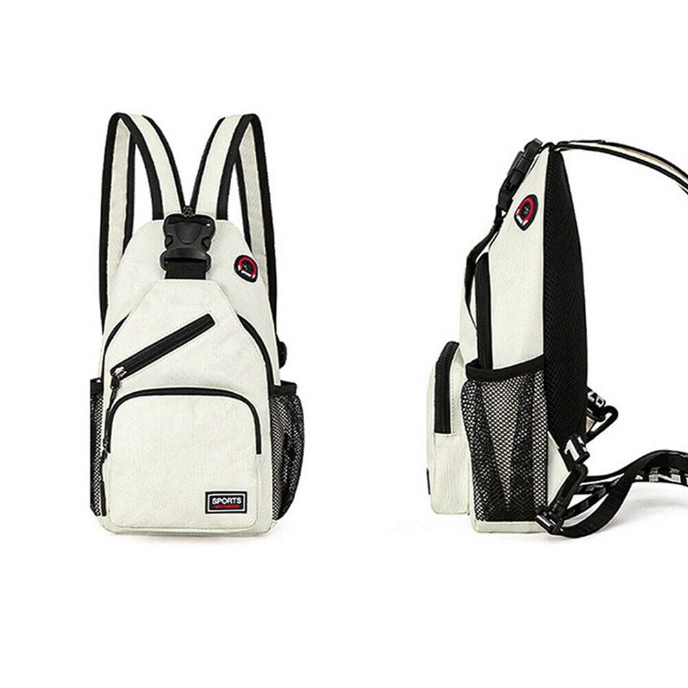 2Pcs Dual-use Water-resistant Chest Bag Outdoor Travel Shoulder Backpack