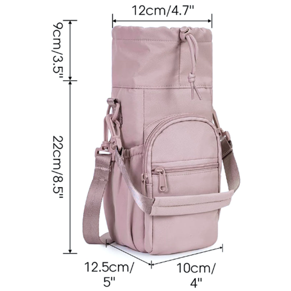 Water Bottle Sleeve with Adjustable Strap for 40oz Tumbler Cup Water Bottle