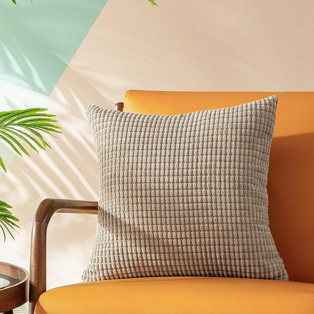2Pcs Corduroy Lounge Cushion Cover