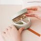 PU Leather Mini Travel Jewelry Storage Box for Earring Necklace