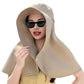 Sun Protection Wide Brim Outdoor Beach Neck Face Mask Cap