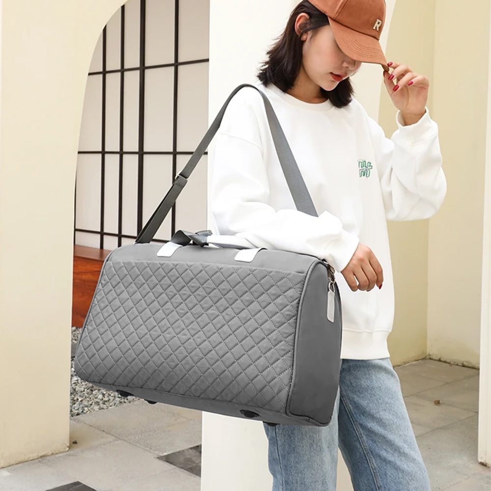 Travel Duffle Bag with Trolley Strap