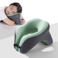 Travel Memory Foam U-Shaped Neck Support Headrest Pillow