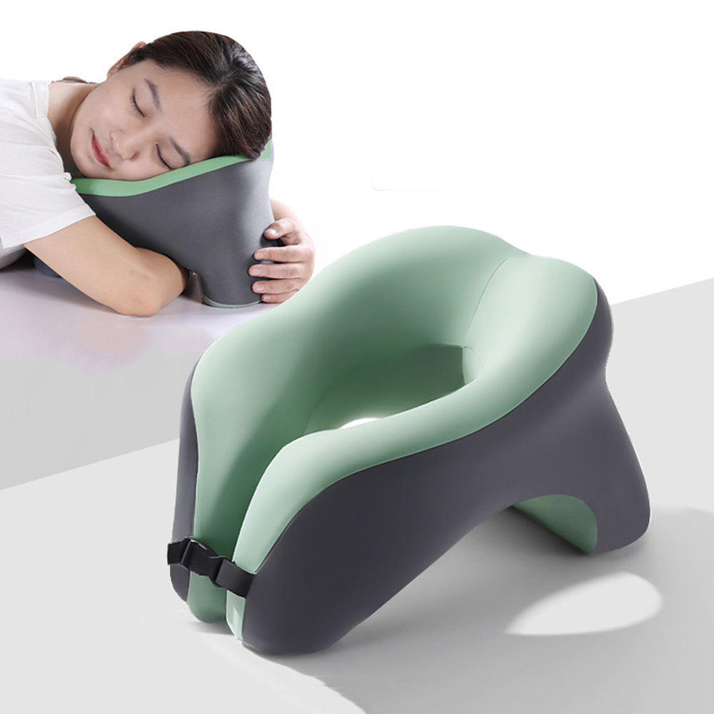 Travel Memory Foam U-Shaped Neck Support Headrest Pillow