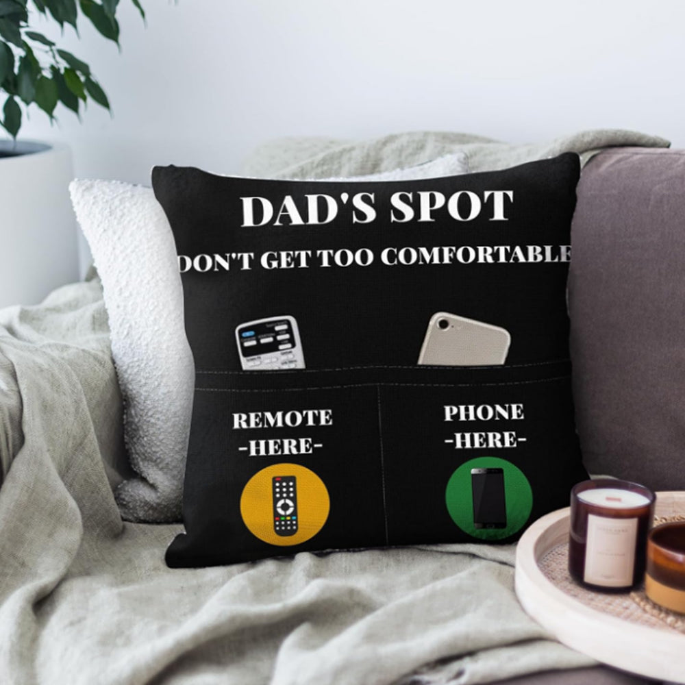 4Pcs Pillowcase with 2-Pocket for Sofa Home Decoration