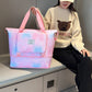 2Pcs Gradient Color Expandable Large-Capacity Travel Foldable Duffle Bag