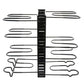 Adjustable 8 Tier Pan and Pot Lid Holder Rack