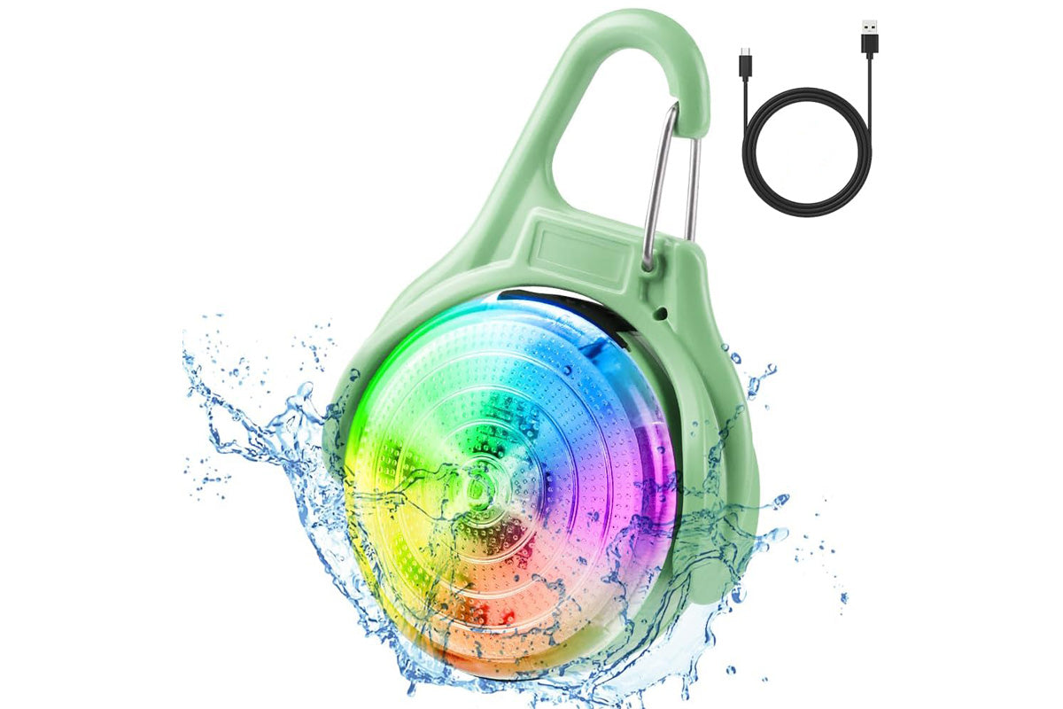 Dog Collar Light Rechargeable LED Water Resistance with 4 Modes for Night Walking
