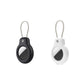 2Pcs Durable Protective Case Shockproof Holder Case Accessories for Airtag-Black and White