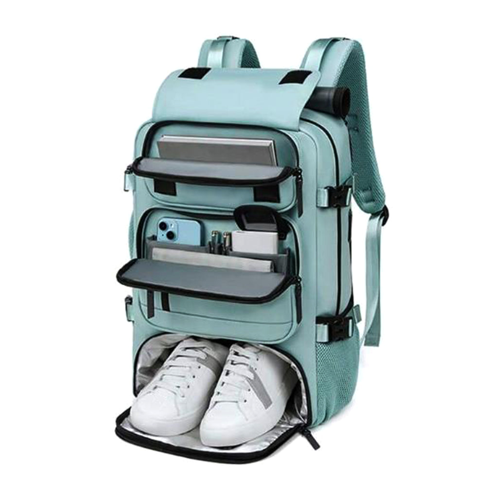 Travel Carry-On Convertible Backpack with Shoe Compartment