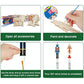 3D Rotating Nutcracker Wind Chime Kit for Kids Make Your Own Wind Chime Wooden Arts