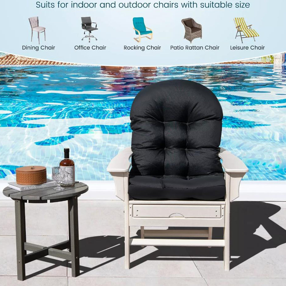 High Back Patio Adirondack Lounge Chair Pad