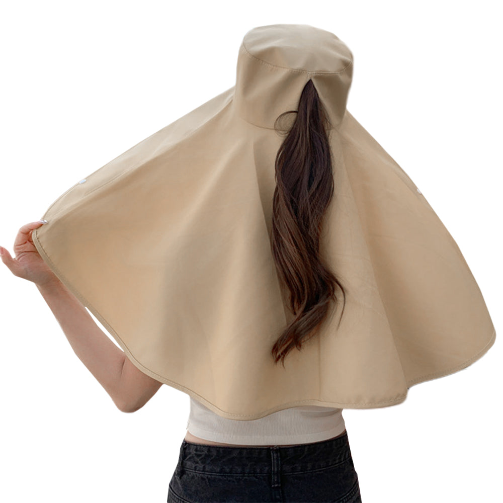 Sun Protection Wide Brim Outdoor Beach Neck Face Mask Cap