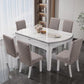 2Pcs Jacquard Chair Cover Universal Fitted Chair Cover Protector