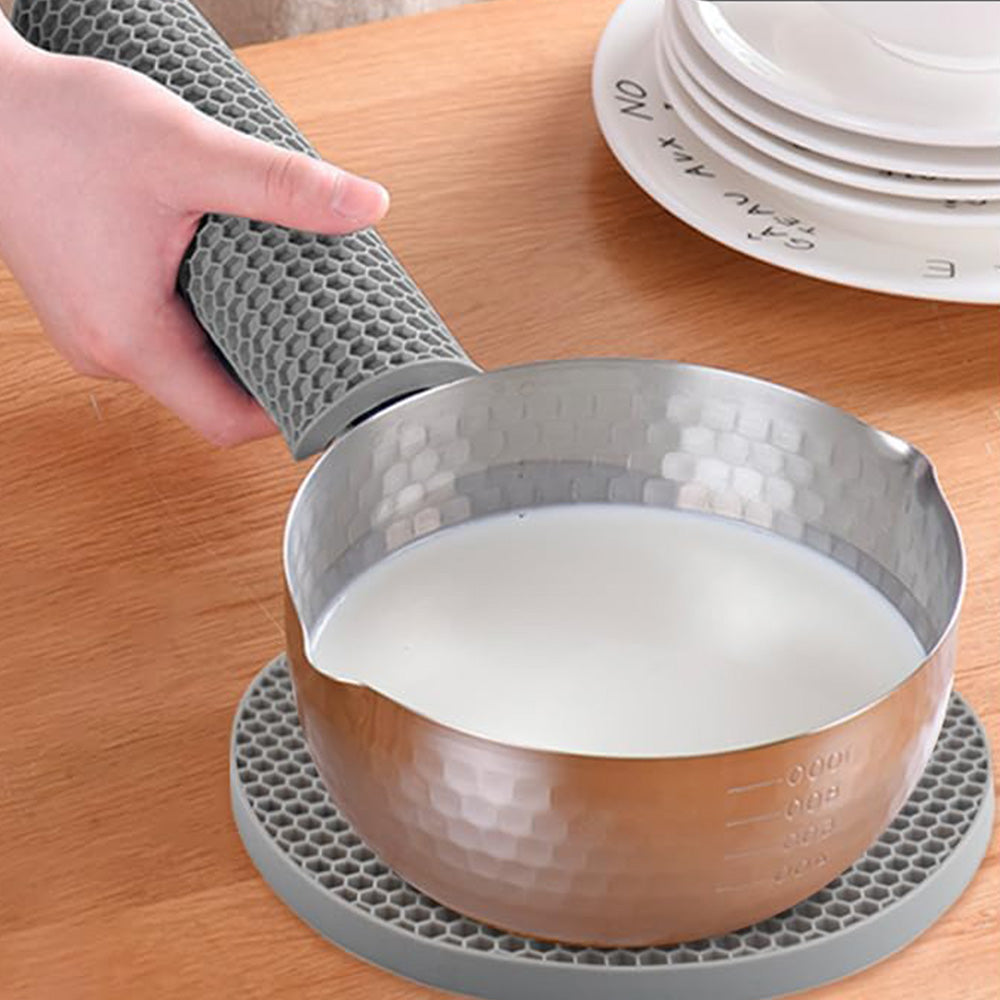 4Pcs Silicone Trivets for Hot Pots and Pans Heat Resistant Pot Holders for Hot Dishes