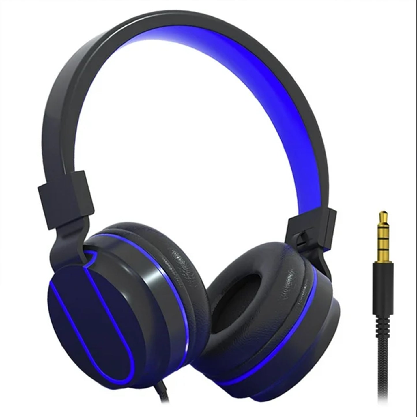 3.5mm Wired Gaming Headset MIC Headphones for PC Mac Laptop Phone
