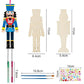 3D Rotating Nutcracker Wind Chime Kit for Kids Make Your Own Wind Chime Wooden Arts