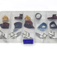 15PCS Finger Pick Set Guitar Picks With 15 Grid Case Storage Box