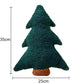 Christmas Tree Shaped Plush Pillow Soft Decorative Cushion for Holiday Home Decoration