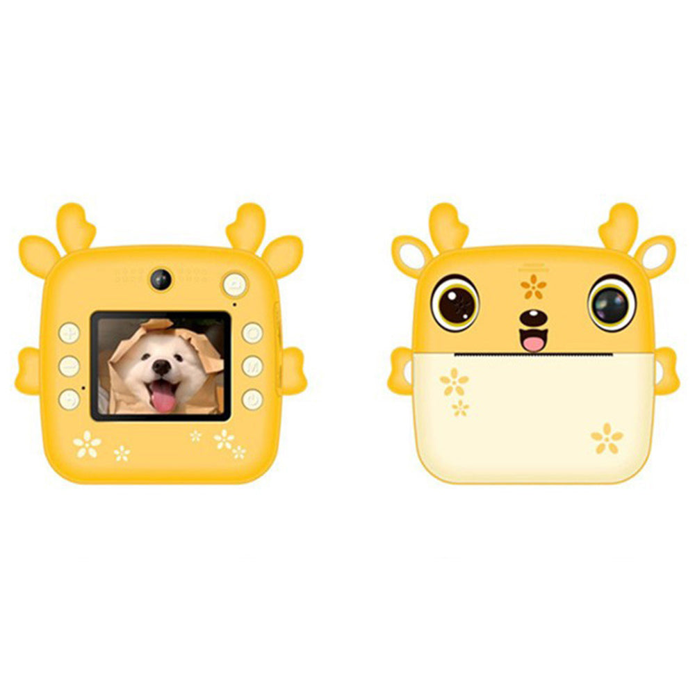 Kids Instant Camera Dual Camera Print Cam 1080P Video Recorder Camera