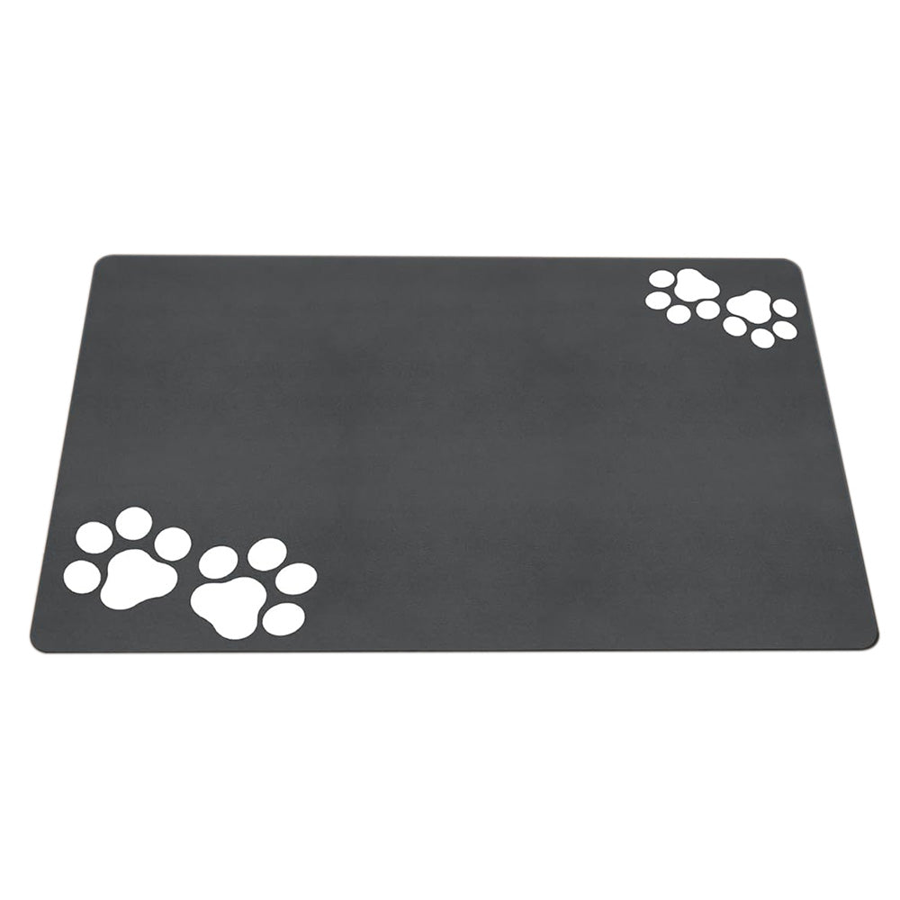 Pet Feeding Mat Absorbent Pet Placemat for Food and Water Bowl with Rubber Backing