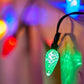 7M Solar Strawberry String Lights Waterproof Christmas Indoor Outdoor LED Holiday Decor