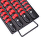 Portable Socket Organizer Tray Mixed Socket Rail Storage Set Heavy Duty Socket Organizer