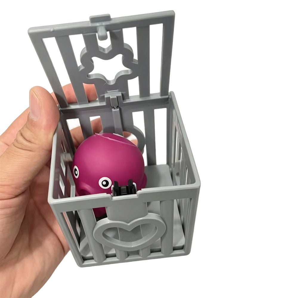 6 Piece Pool Diving Rescue Game with Sea Animals and Sinking Cages