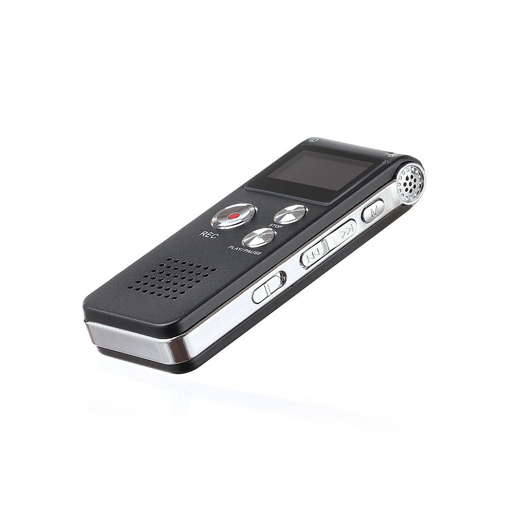 8GB Digital Voice Recorder USB Rechargeable Dictaphone with Playback for Lectures