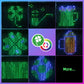 Smart Curtain Lights 400 LEDs Color Changing Dynamic DIY Light String with Music Sync