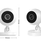 Total Coverage Security Camera with Night Vision, Two-Way Audio and Dual Storage