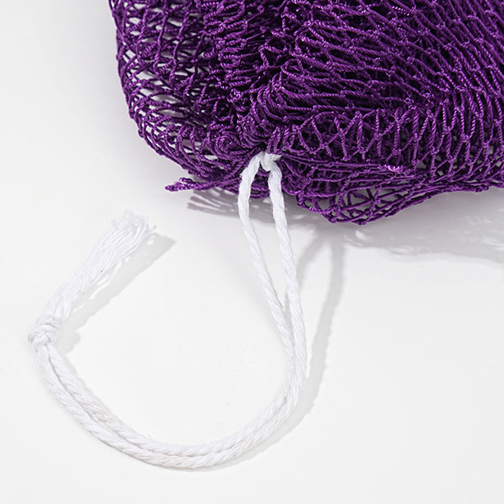 2PCS African Net Sponge Body Scrubber for Exfoliating and Bathing