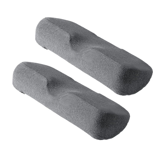 2Pcs Cervical Neck Pillow Memory Foam Neck Bolster Pillow for Pain Relief