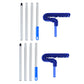 2Pcs Cleaning Brush Flexible Detachable Handle Dust Cleaner Ceiling Fan Duster