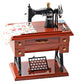 Retro Sewing Machine Music Box with Drawer Storage Desktop Decorative